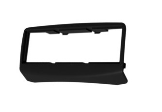 Mascherina autoradio nero fiat - mascherina,