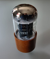 Valvola 6L6WGA - 5932 - 6L6  SYLVANIA USA  nuova testata - nos