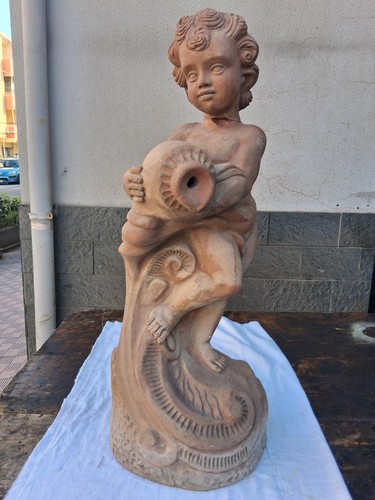 Putto anfora in - putto, c/anfora