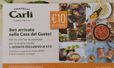 COUPON BUONO SCONTO 10€