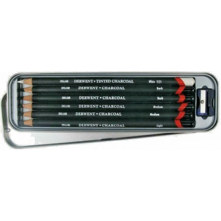 Scatola matite carboncino - matite,