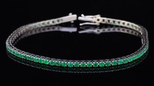 Bracciale tennis oro bianco - tennis,