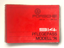 Porsche 914 Manuale Uso e