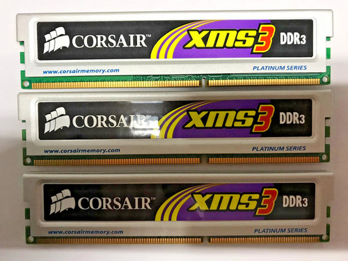 Corsair xms3 6gb ddr3 - 6gb, (3x2gb)