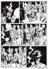 STEFANO ZATTERA - Tavola originale Earl Foureyes: Il buco Noir p. 10