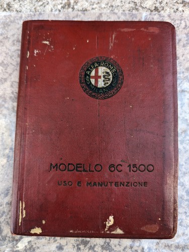 Alfa romeo 1500 uso - 6c,
