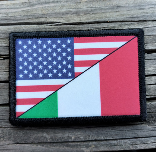 Bandiera italiana americana - italiana,