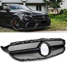 GRIGLIA CALANDRA ANTERIORE NERO PER MERCEDES W205 C205 S205 18-21 AMG LOOK 360°