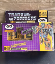 Transformers Trasformer G1 Combacticon Crasher D-68 Takara Hasbro GIG 1986