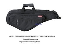 GEWA 253410 CUSTODIA BORSA PROFESSIONALE A ZAINO GIG BAG PER SASSOFONO SAX ALTO 