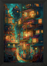 Quadro Anime Manga Paesaggi