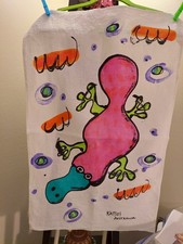 Arazzo teiera lino Katsui Australia Studio puro lino design ornitorinco