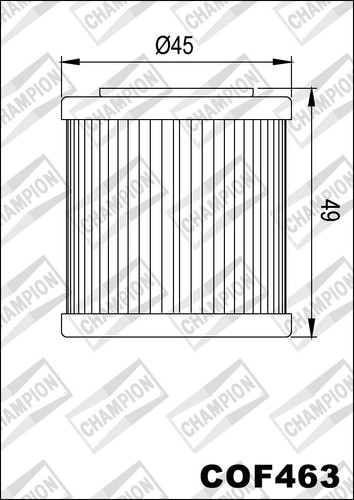 Cof463 filtro olio champion - olio,