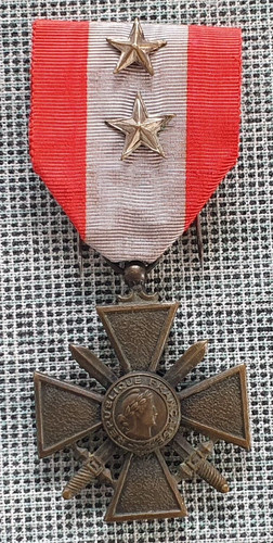 French croix guerre foreign - french,