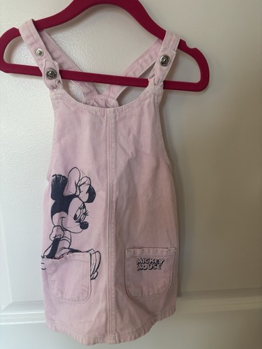 Abito rosa denim minnie - rosa, mouse