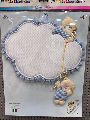 Fiocco nascita coccarda fuori - coccarda,