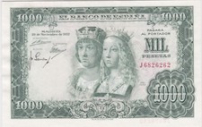Spagna 1000 pesetas - pesetas, unc