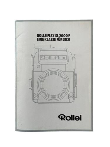 Brochure vintage rara rollei - brochure,
