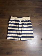 BURBERRY STRIPED SHORTS SIZE