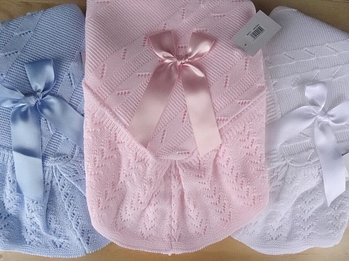 Baby knitted shawl - shawl, blanket