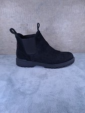 Kappa men's suede ankle boots with elastic band and non-slip sole Tg 43 Black