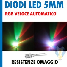 10 diodi led 5 mm RGB cambio