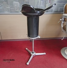 Lavatesta Plastica Completo di Piedistallo Vintage Barbiere Parrucchiere Antico