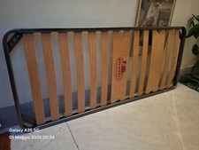 rete a doghe permaflex letto singolo usata poco, ortopedica color faggio