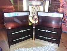 Coppia di comodini vintage