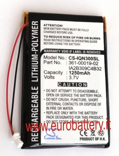 Batteria per garmin nuvi - batteria,