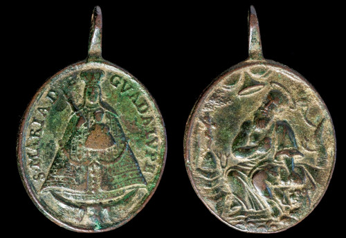Medaglia religiosa xvi xvii - medaglia,