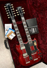 Gibson Custom Shop Japan LTD Run metà anni 60 EDS-1275 doppio collo VOS ciliegia sbiadita