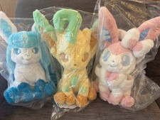 Pokemon Centro Giappone Sylveon Glaceon Leafeon Abbraccio Peluche Giocattolo Comodo Amici Set