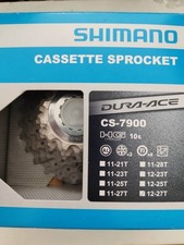 Shimano Dura-Ace CS-7900 Pignone Cassetta 10 Velocità 12-27T Bici da Strada N...