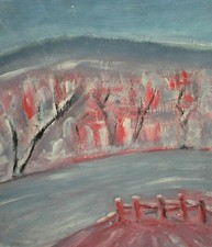 Dipinto ad olio espressionista