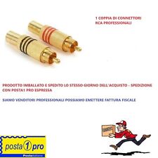 1 COPPIA CONNETTORI RCA