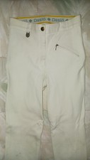 Pantaloni Equitazione Cotone Bianchi Donna Daslo 40