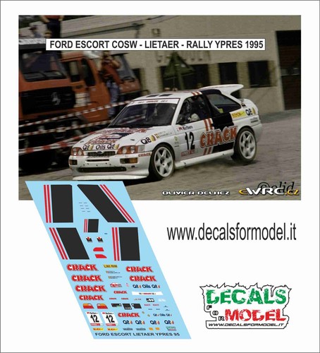 Decals ford escort cosw - ford,