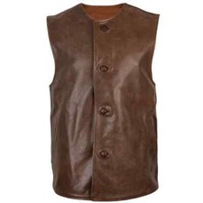 Gilet uomo in vera pelle