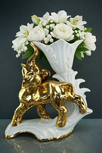 Vaso fiori elefante vintage