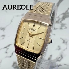 Orologio AUREOLE oro quadrato