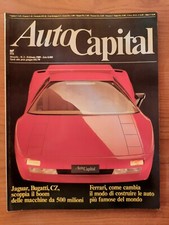 RIVISTA AUTOCAPITAL FEBBRAIO 1989 N° 2 - JAGUAR BUGATTI CZ FERRARI