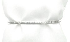 BRACCIALE TENNIS RECARLO IN ORO BIANCO 18 CT 750 E DIAMANTI CT 1,21  XB 020/120