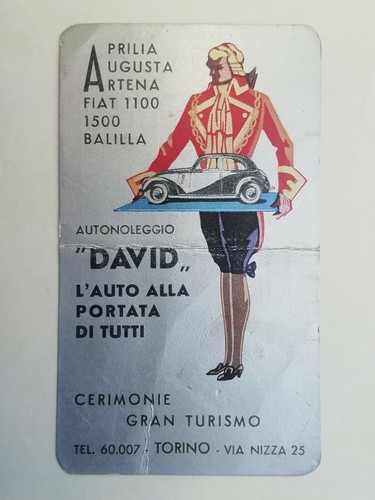 Calendarietto aprilia augusta - calendarietto,