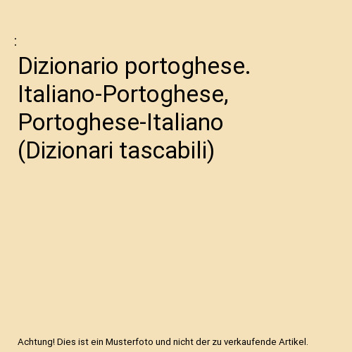 Dizionario portoghese