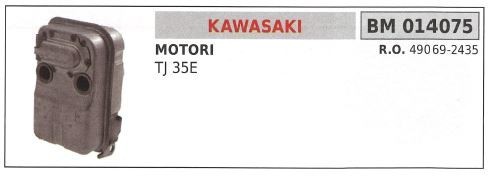 Marmitta kawasaki tagliasiepe - marmitta,