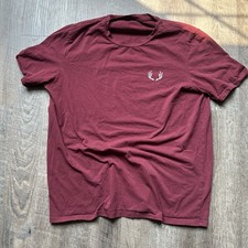 Camicia Uomo Bucked Up Palestra Taglia L Rosso Vino Zyzz David Laid Alex Eubank Golds Palestra