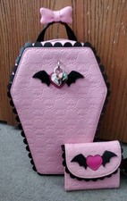 Zaino bara Monster High con portafoglio abbinato nuovo con etichette