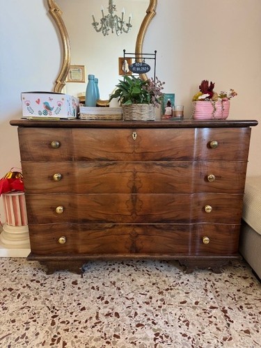 Cassettone noce anni 50 - noce, '50