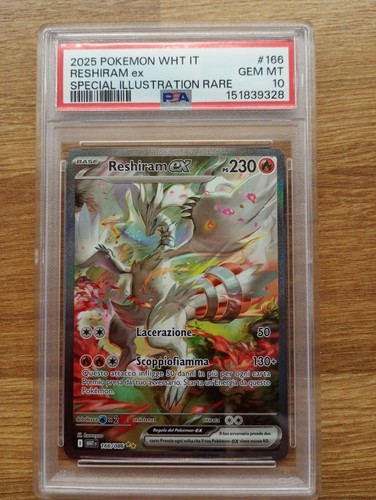 Reshiram wht 166 - wht, psa